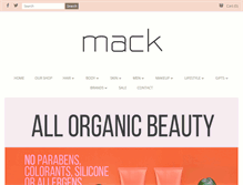 Tablet Screenshot of mack.ie