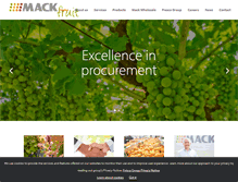 Tablet Screenshot of mack.co.uk